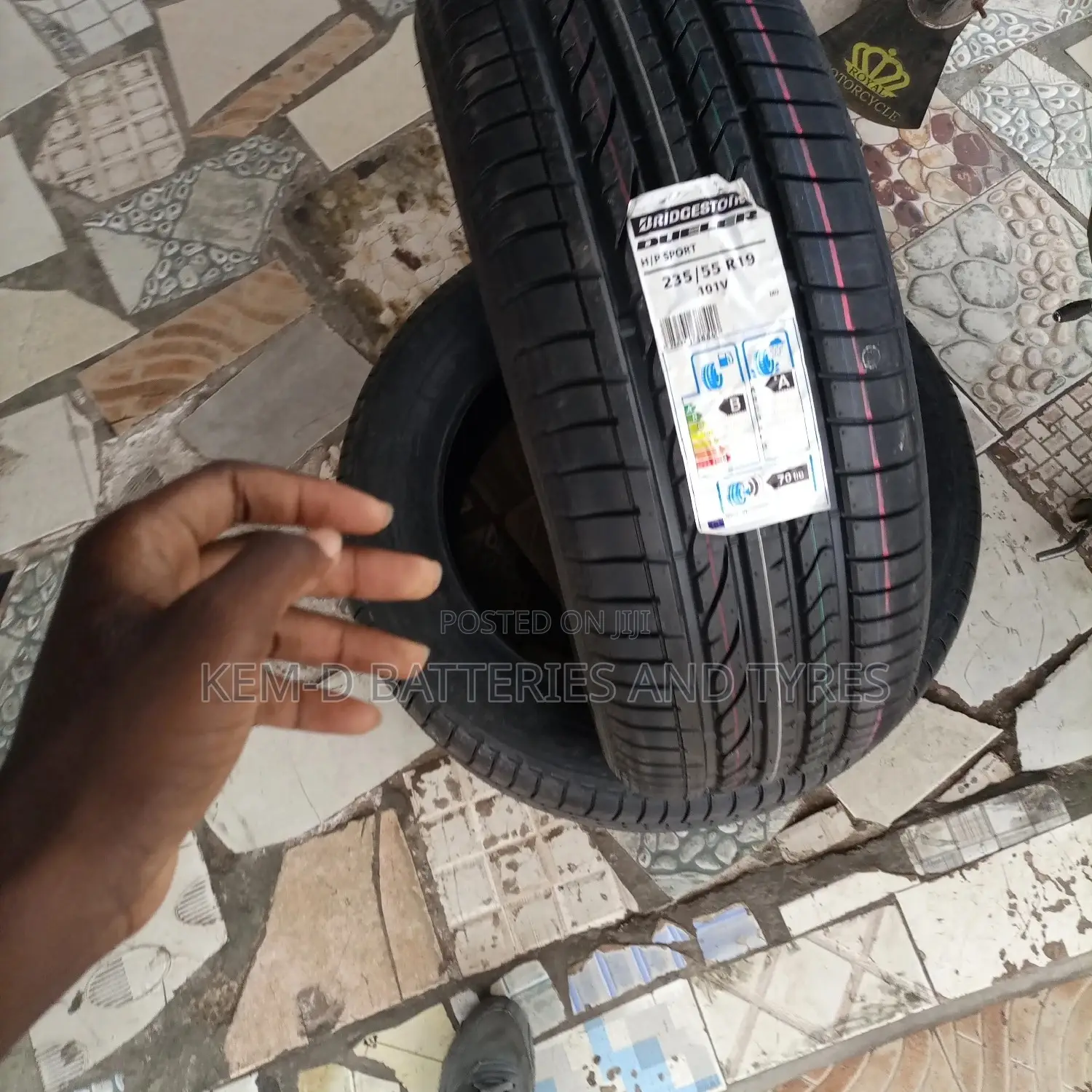 235/55r19 Bridgestone Dueler 101V Tires Tyre - Free Delivery