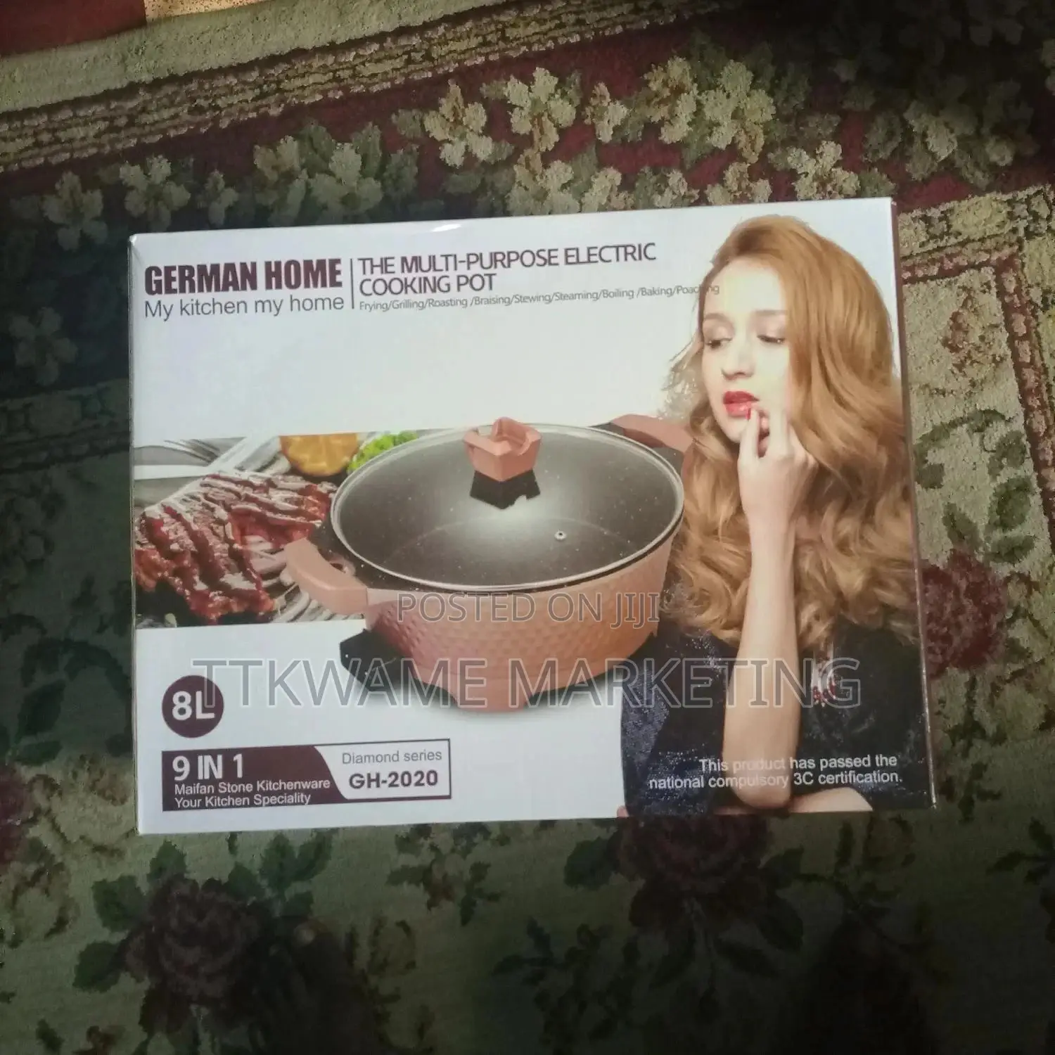 Multipurpose Electric Cooking Pot 8L