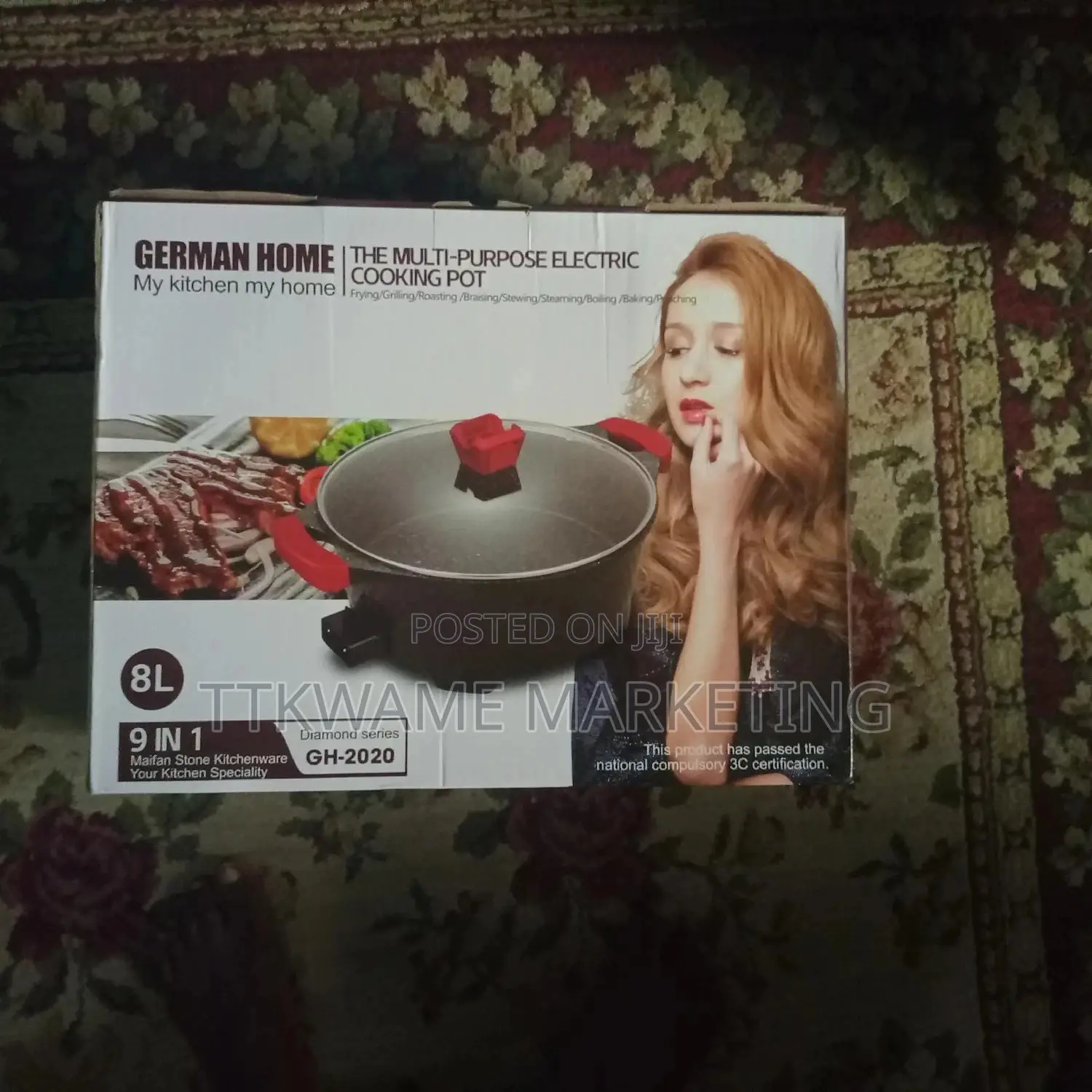 Multipurpose Electric Cooking Pot 8L