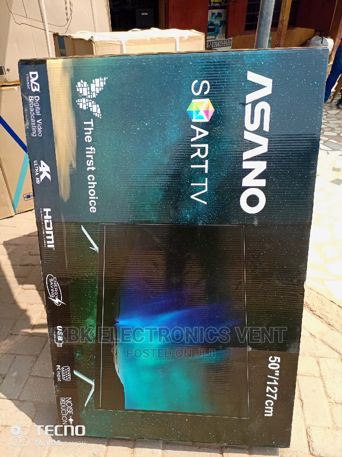 Asano 50" Smart Uhd 4k Satellite