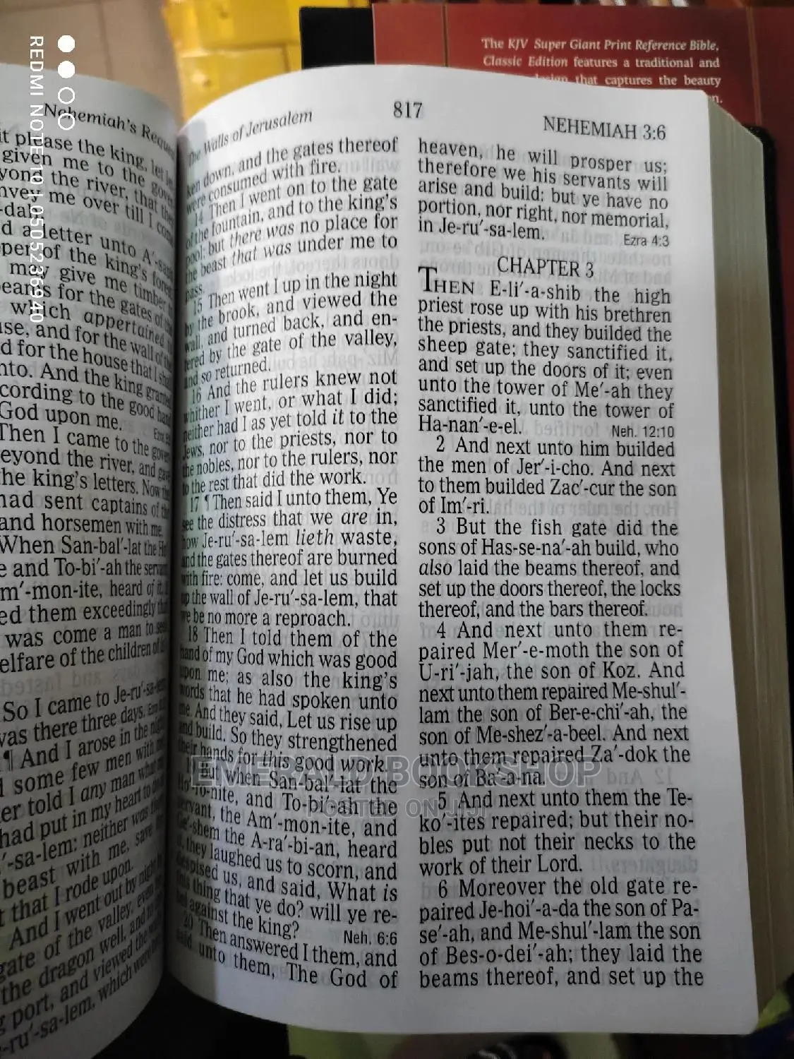 Holy Bible Super Reference Print