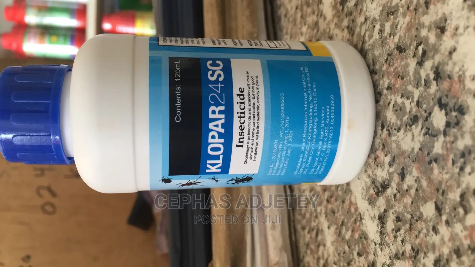 Klopar Insecticides for Poultry,Maize ,Cabbage and Bedbugs