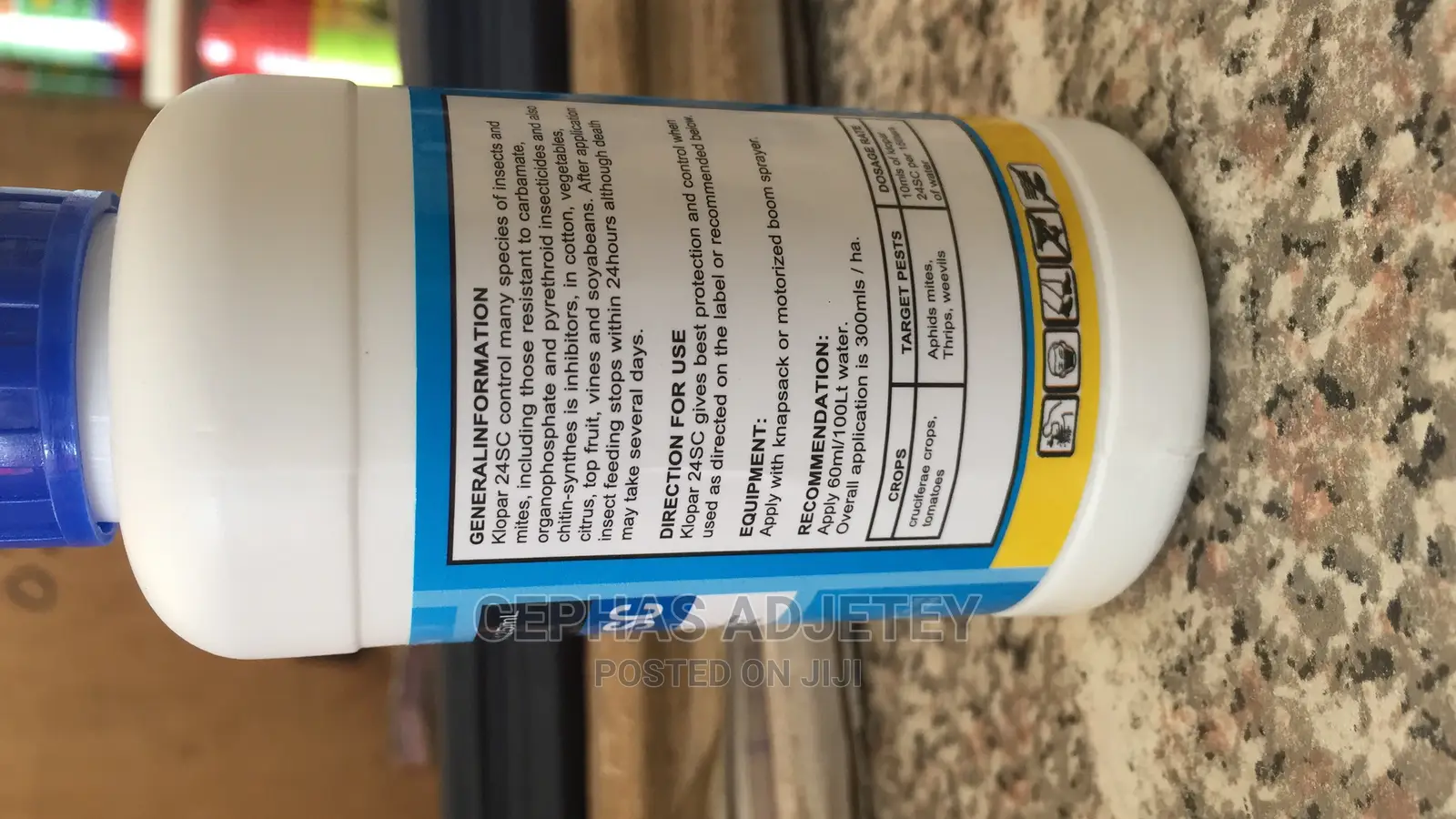 Klopar Insecticides for Poultry,Maize ,Cabbage and Bedbugs