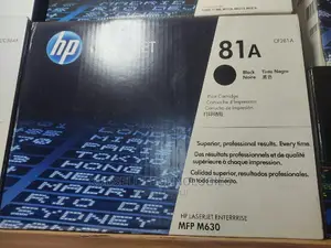 HP 81A Black Original Laserjet Toner Cartridge, CF281A