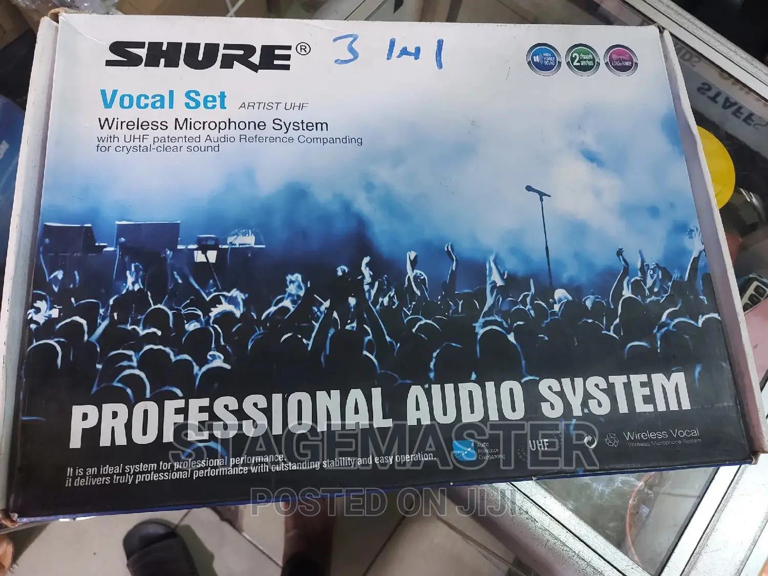 Shure Lapel Microphones.