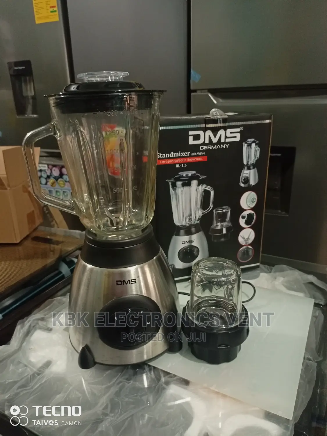 DMS 1.5ltr Glass Jar(2.1) Blender