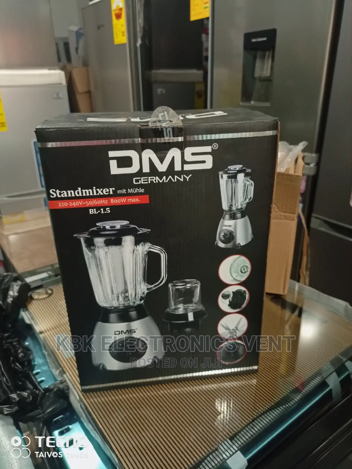 DMS 1.5ltr Glass Jar(2.1) Blender
