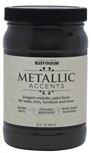 Metallic Accents Paint, Rich Brown