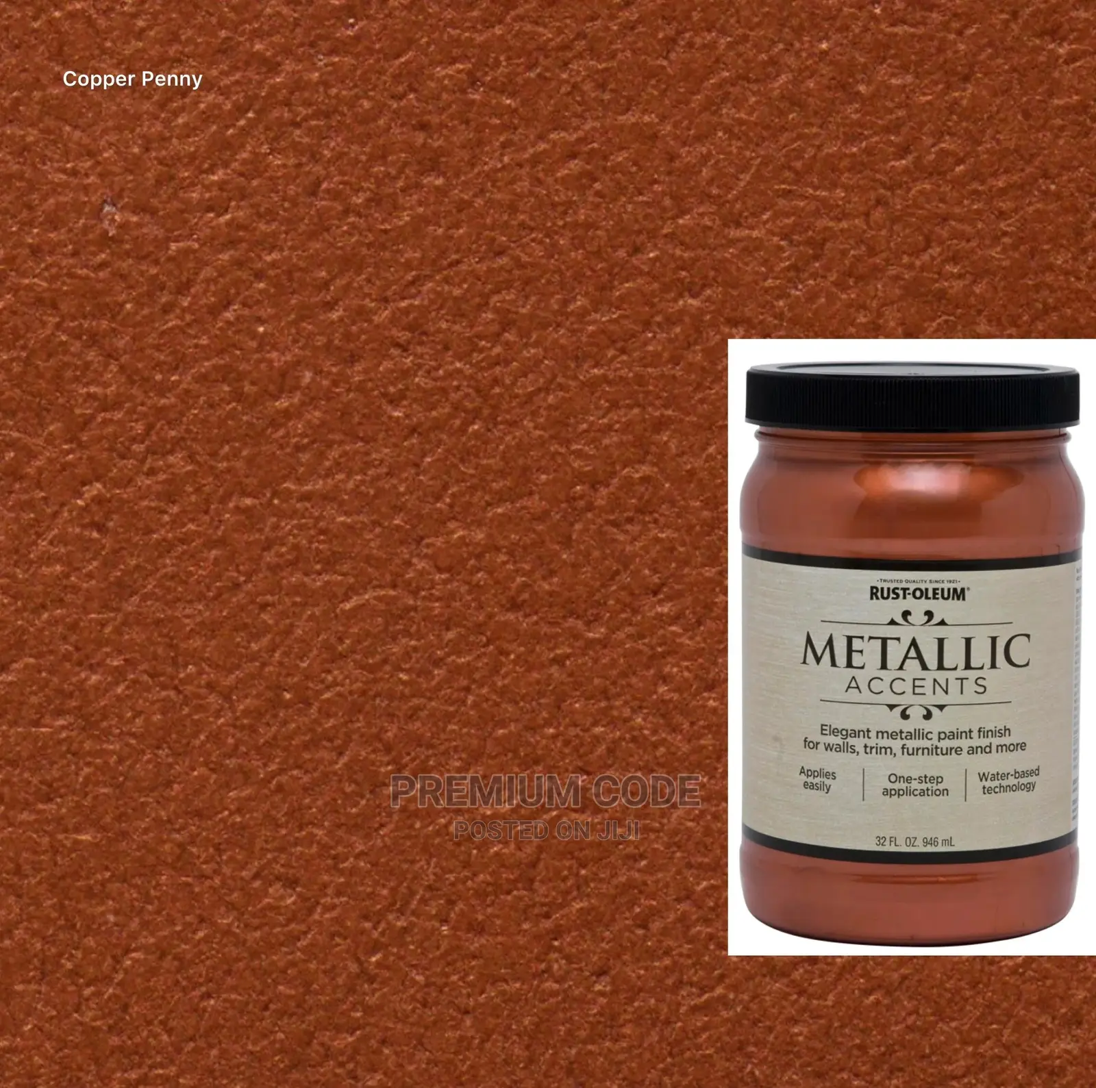 Metallic Accents Paint, Copper Penny