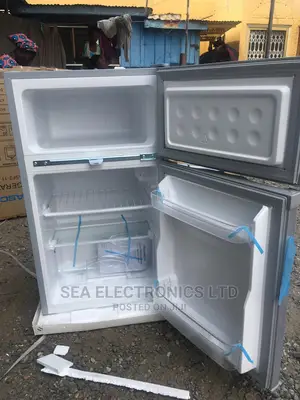 Nasco NASF2-10S Double Door Table Top Fridge – 80 Litre Silv