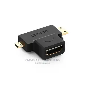 Micro+Mini HDMI to HMDI Adapter
