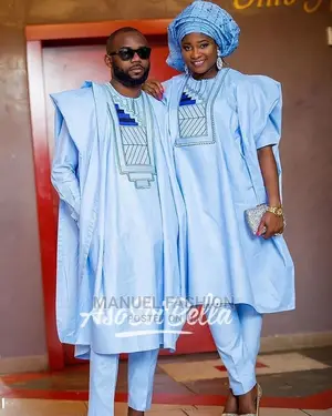 Kaftan Two Pieces and Agbada Three Pieces