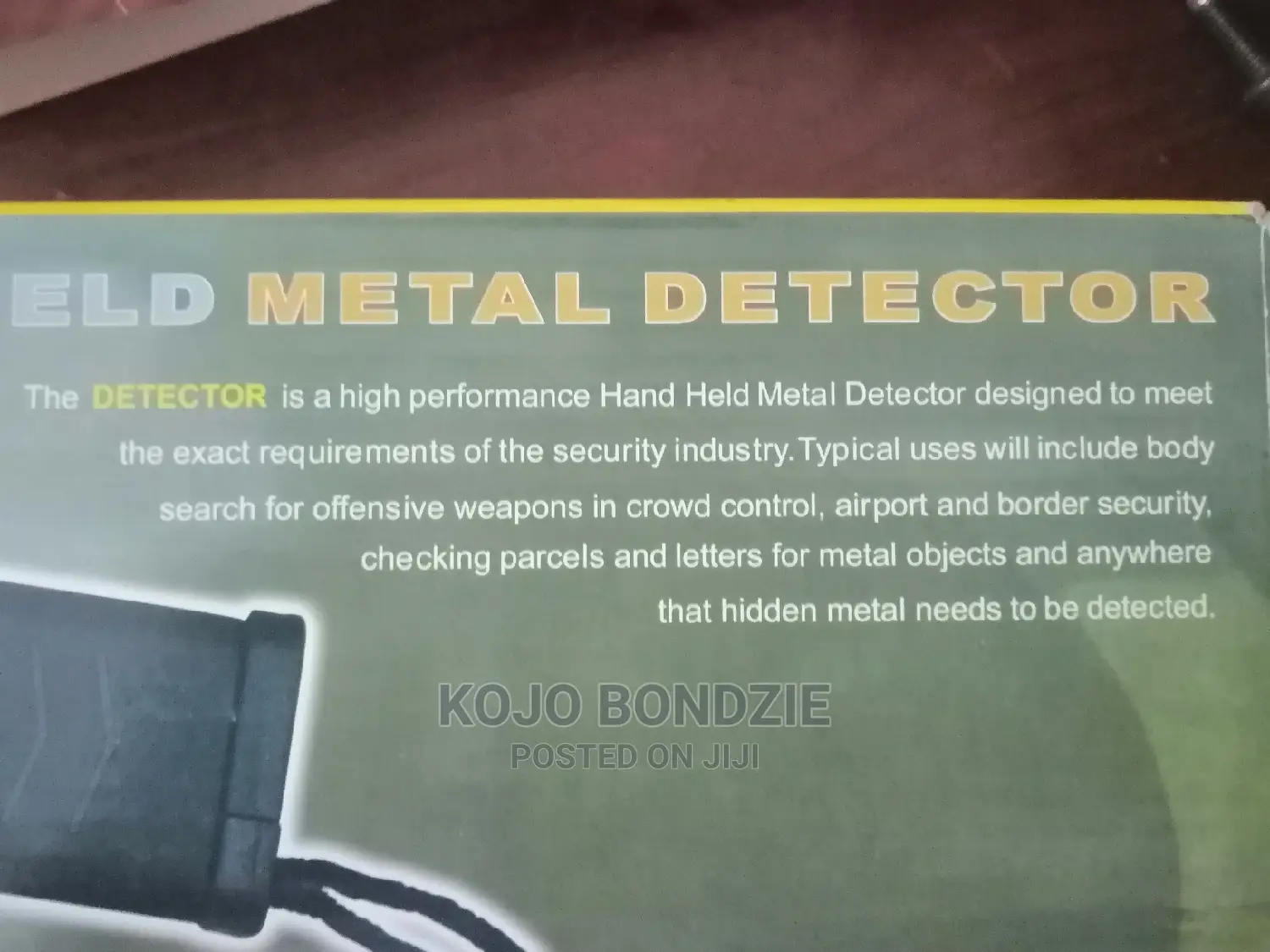 Metal Detector (Super Scanner)