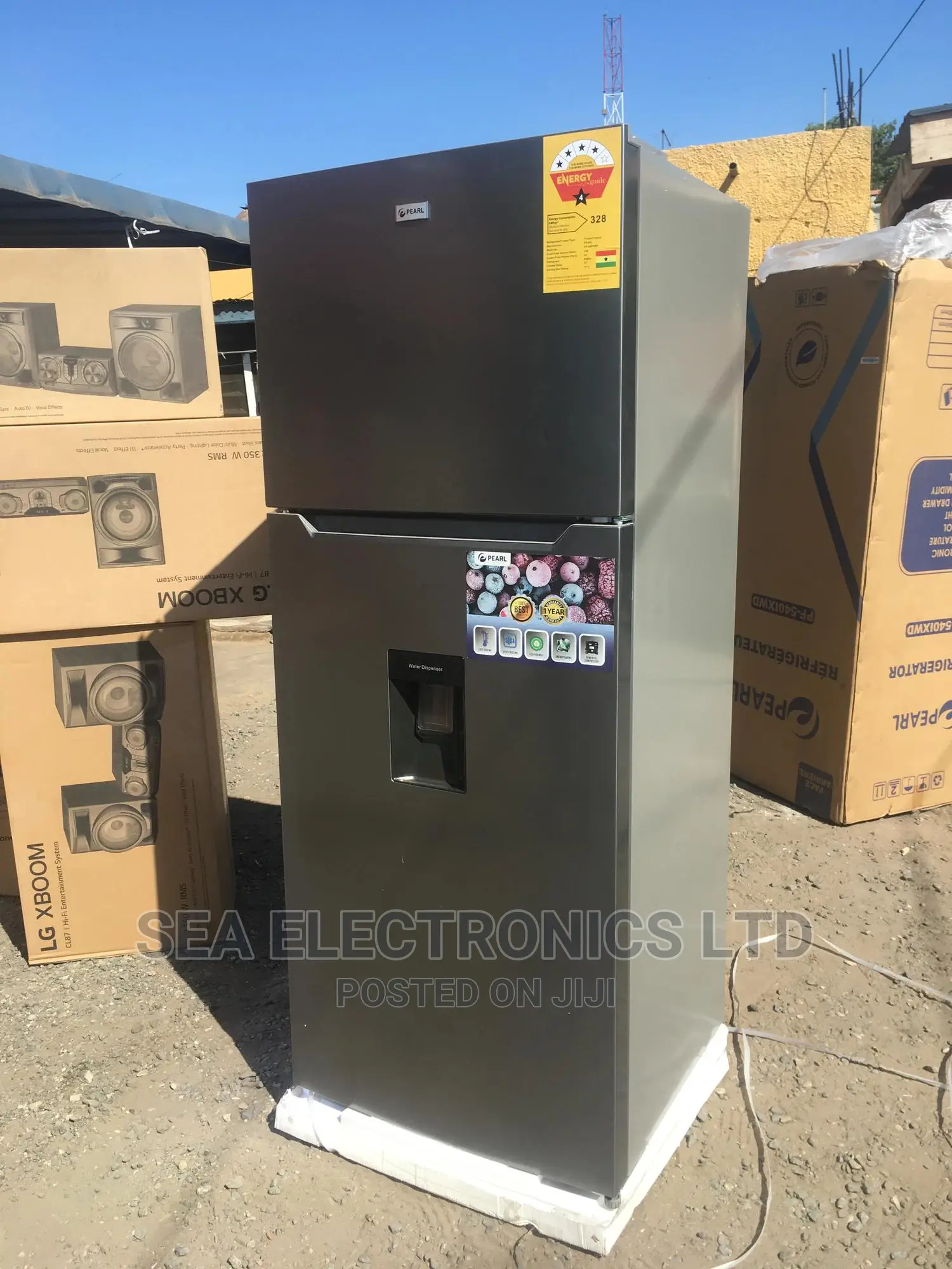 Pearl 417 Litres Top Freezer Fridge