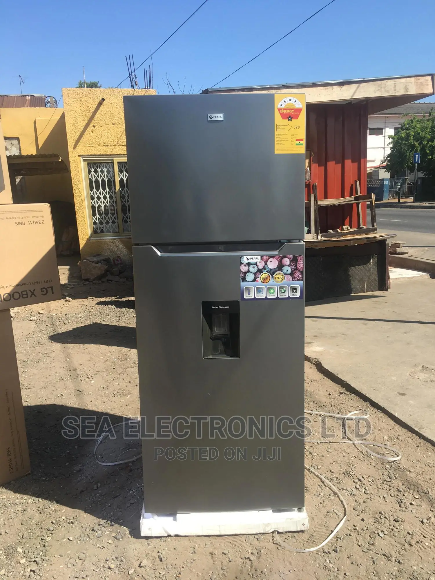 4 Stars Pearl 417L Fridge With Water Dispenser