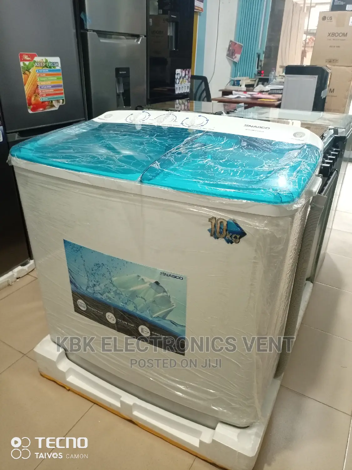 Nasco 14kg Twin Tub Washing Machine