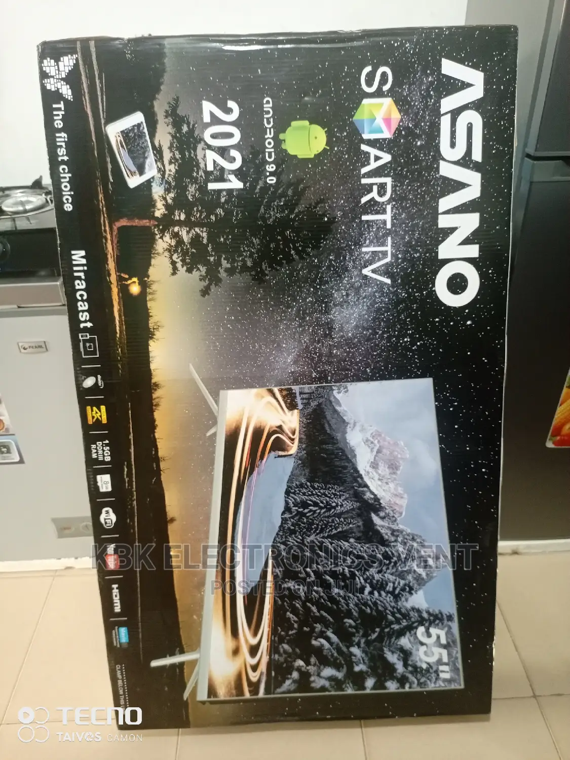 Asano 55" Smart(Android) Uhd 2025
