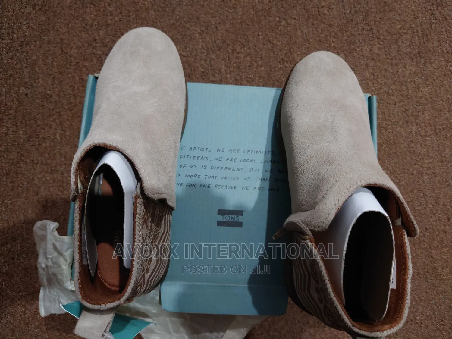 Tomsmen's Alpargata Color Block Desert Taupe