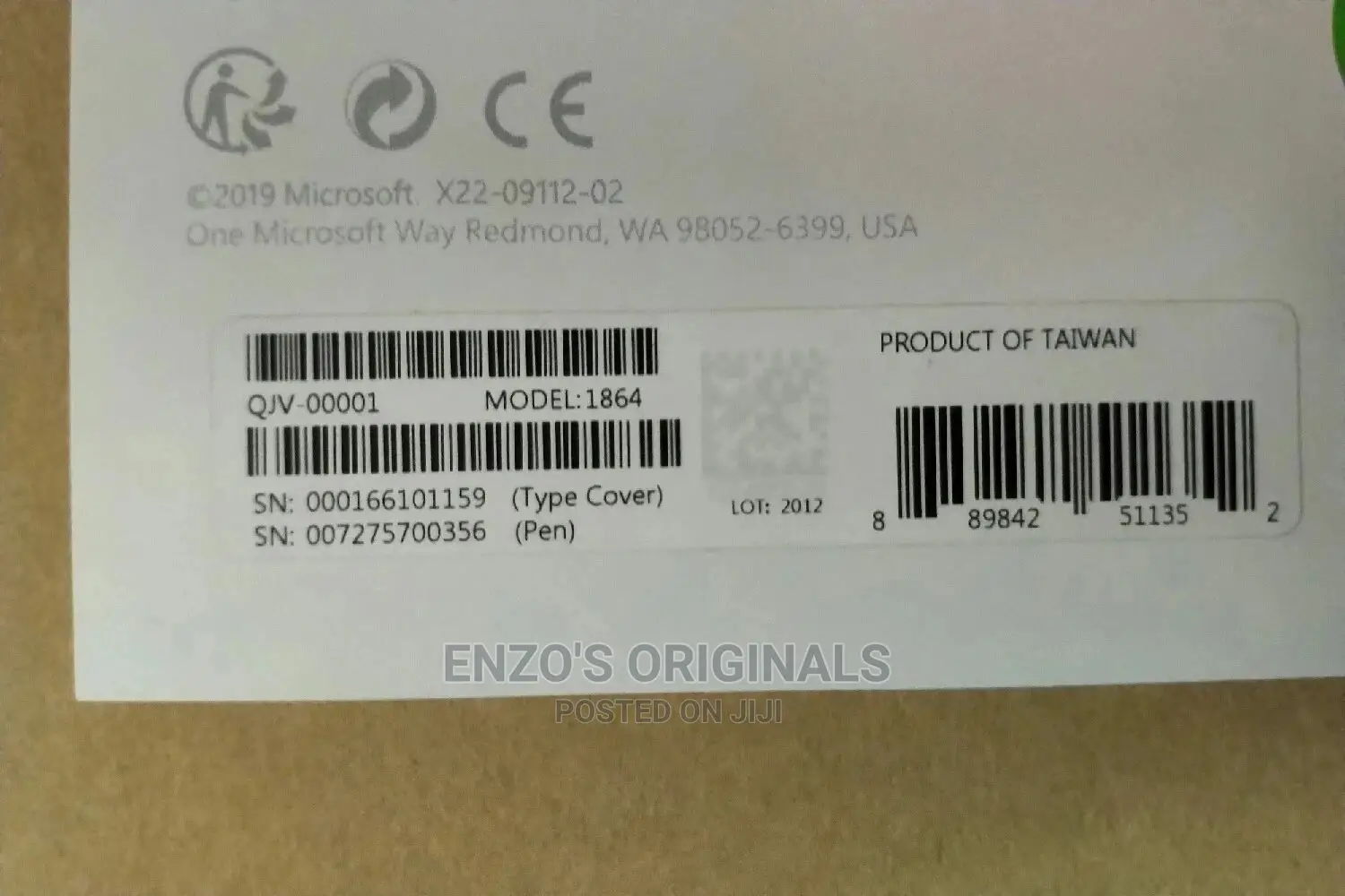 Surface Pro X Signature Type Cover Or Keyboard With Sim Pen