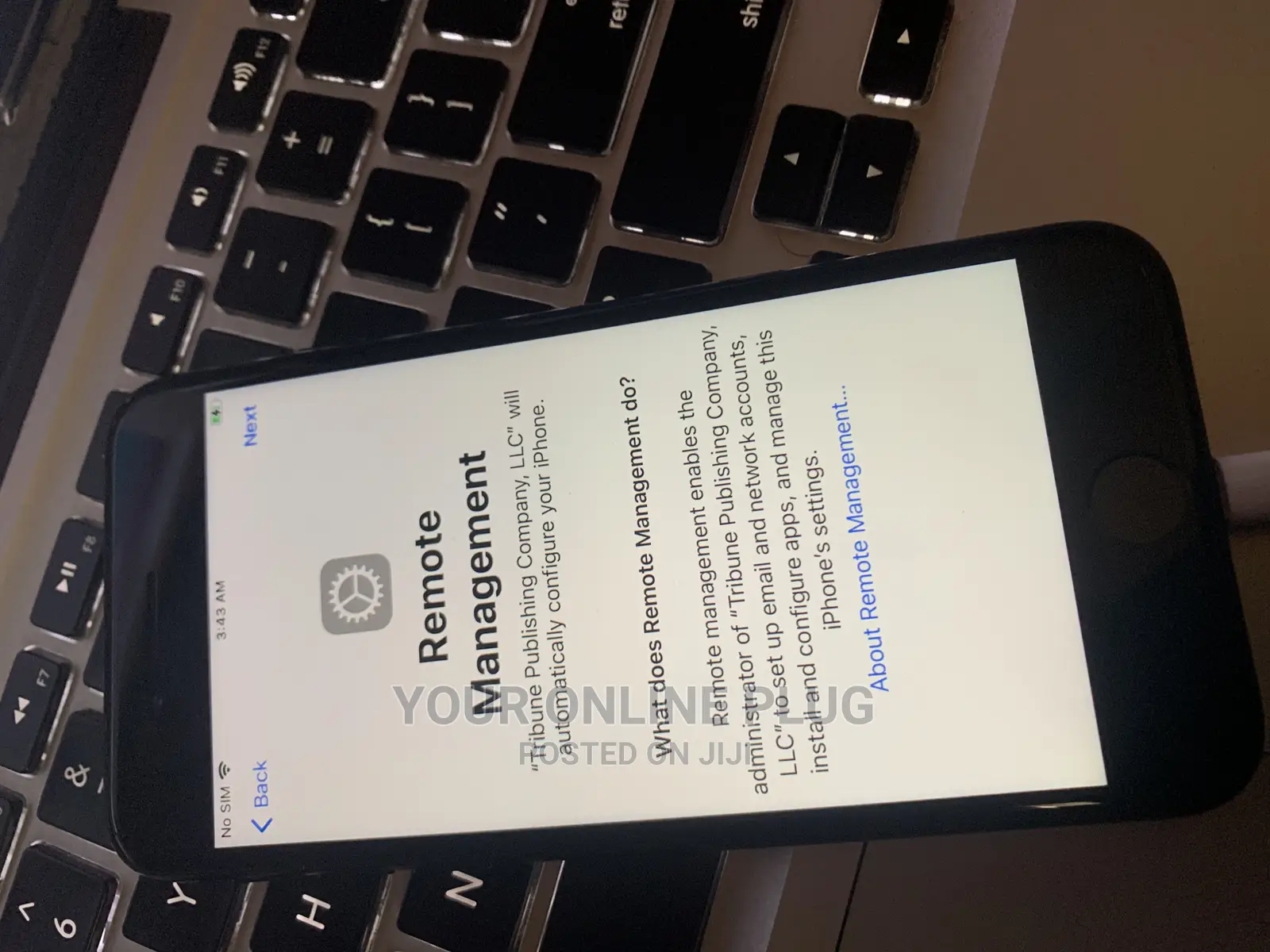 iPhone Remote Management ( Mdm ) Unlocking