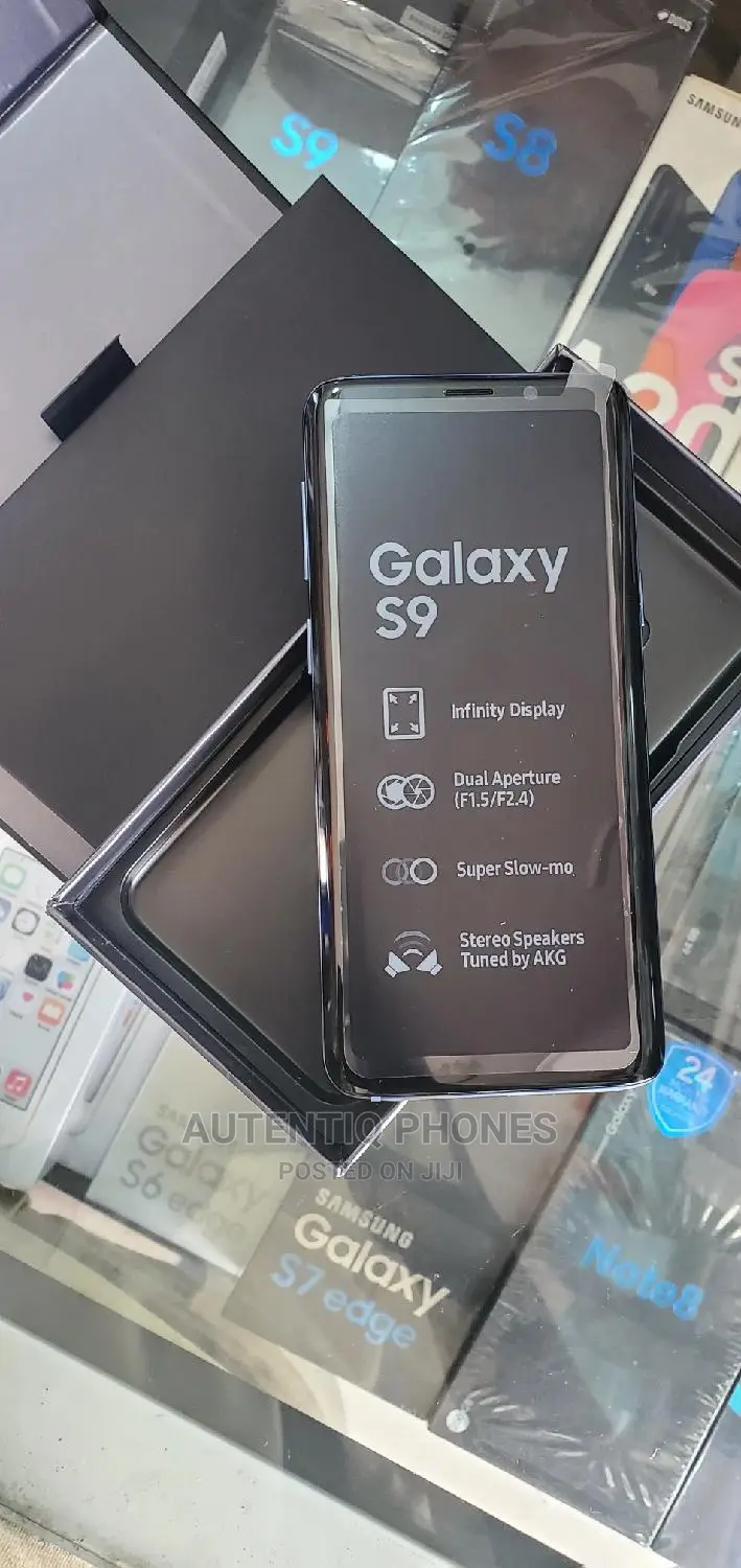New Samsung Galaxy S9 64 GB Black