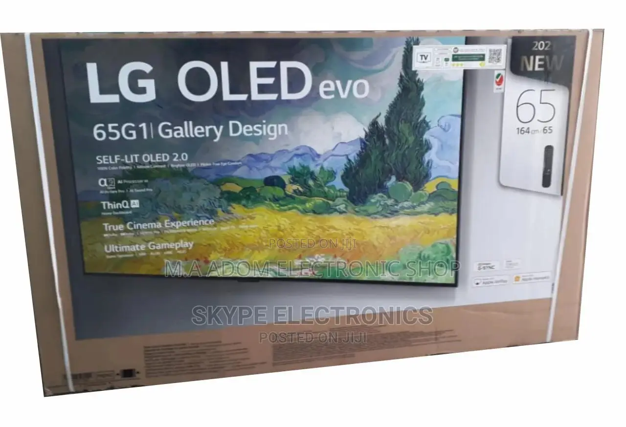 LG G1 65 Inch Class With Gallery Design 4K Smart OLED TV