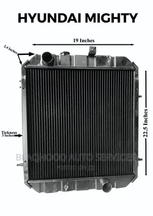 Hyundai Mighty 1/2 (3holes) Brand New Radiator Tank Available