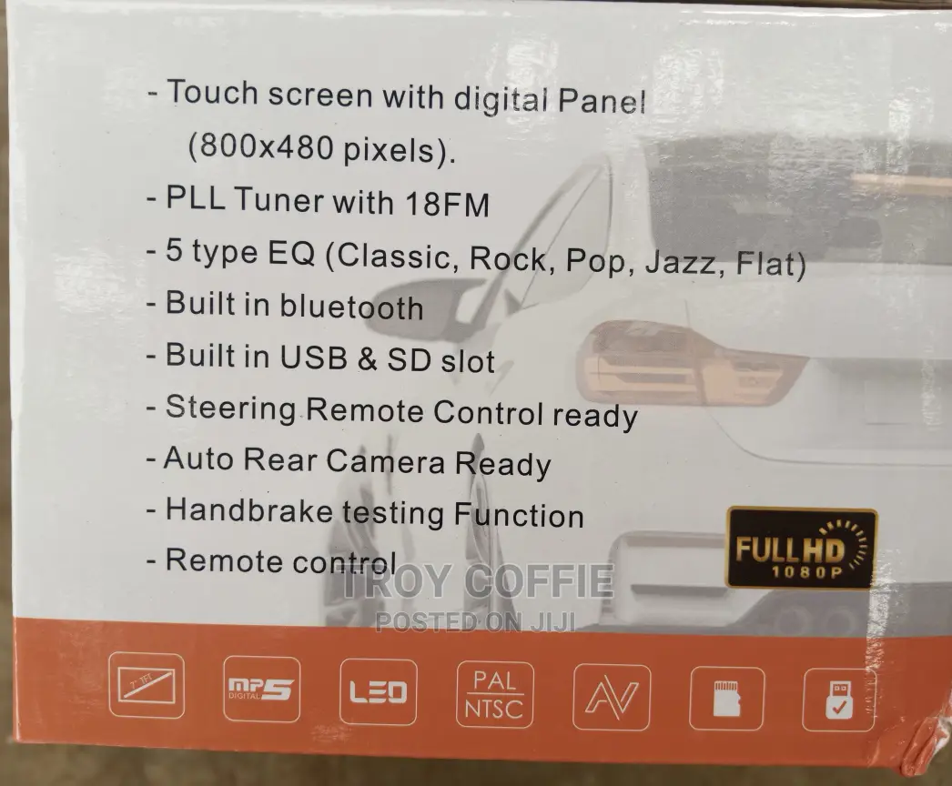 Universal Car Full Screen Touch Radio