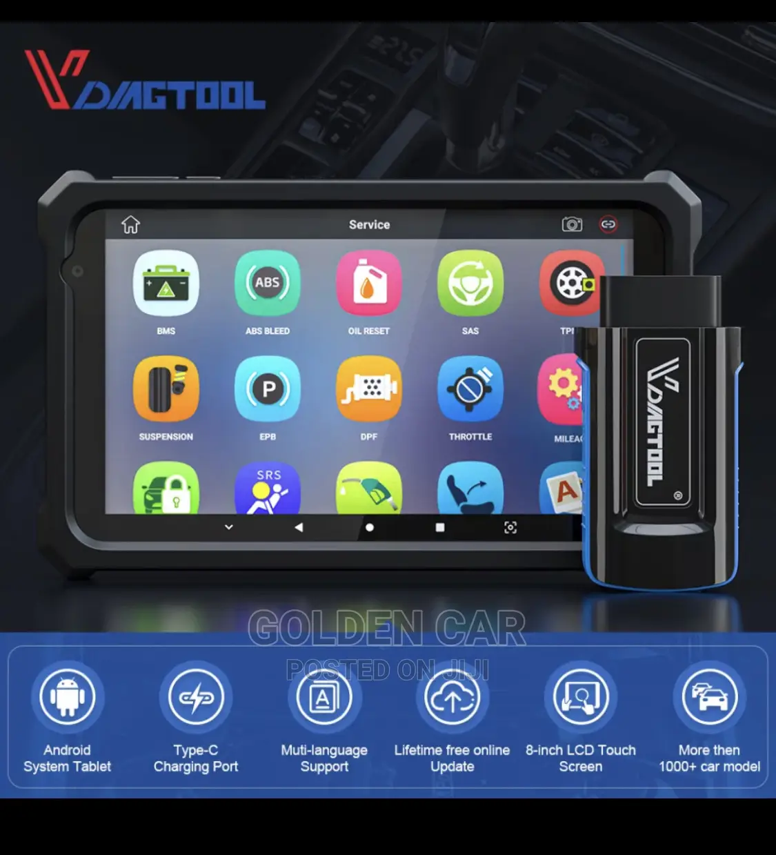 Vdiagtool VD900 Pad OBD2 Car Diagnostic Scanner