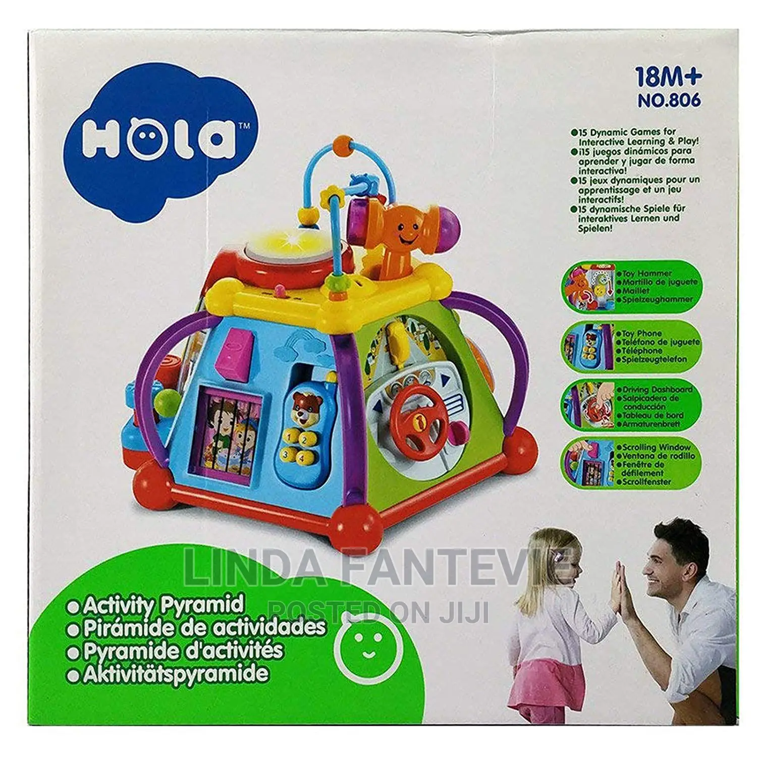 Hola Activity Pyramid for Kids