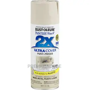 Spray Paint, Gloss Almond, 2X Ultra Cover, Rust-Oleum