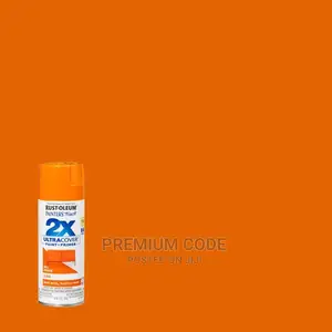 Photo - Spray Paint, Gloss Real Orange, 2X Ultra Cover Rust-Oleum