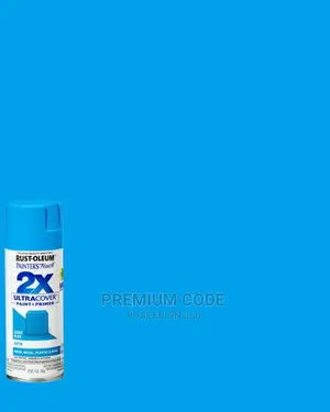 Photo - Spray Paint, Satin Oasis Blue, 2X Ultra Cover Rustoleum
