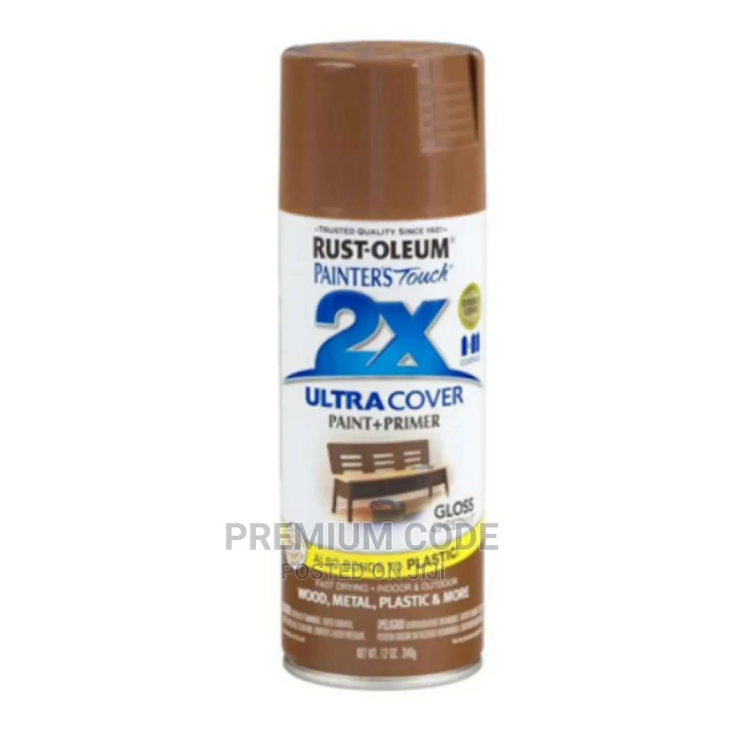 Spray Paint, Gloss Chestnut 2X Ultra Cover Rust-Oleum