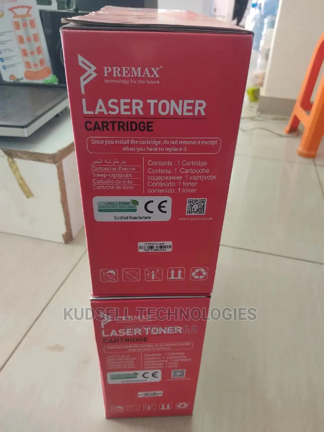 PREMAX 90A Black Original Laserjet Toner Cartridge, CE390A