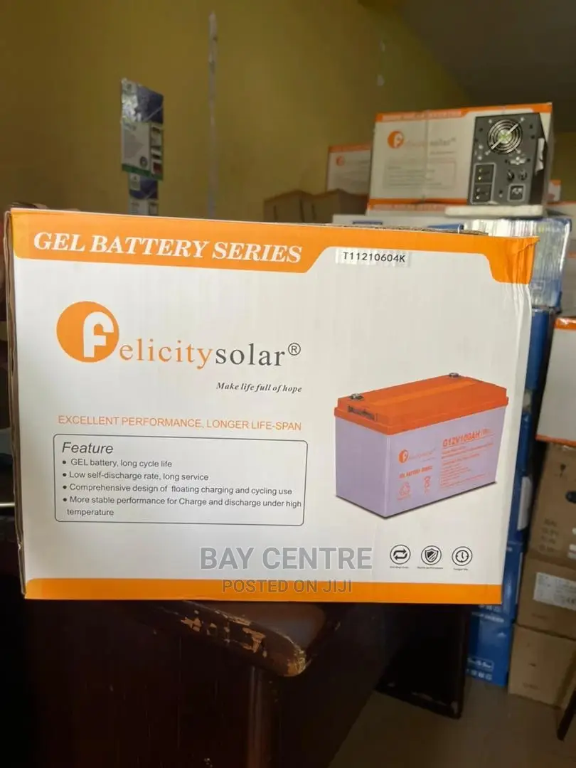 12V 100ah Felicity Gel Battery
