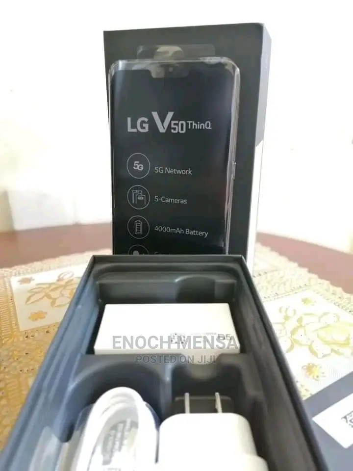 New LG V50 ThinQ 128 GB Black