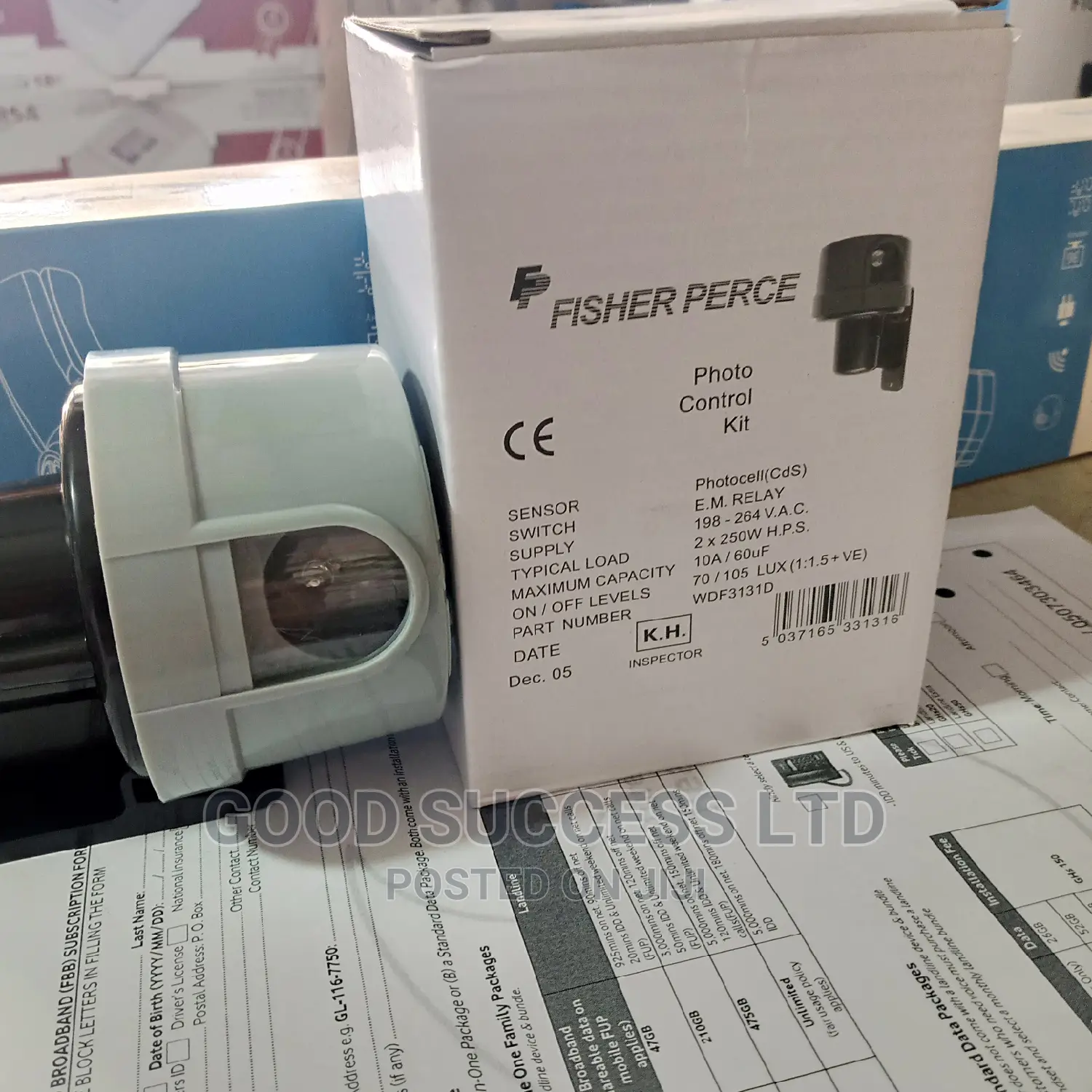 Photocell (Sensor Switch Supply)