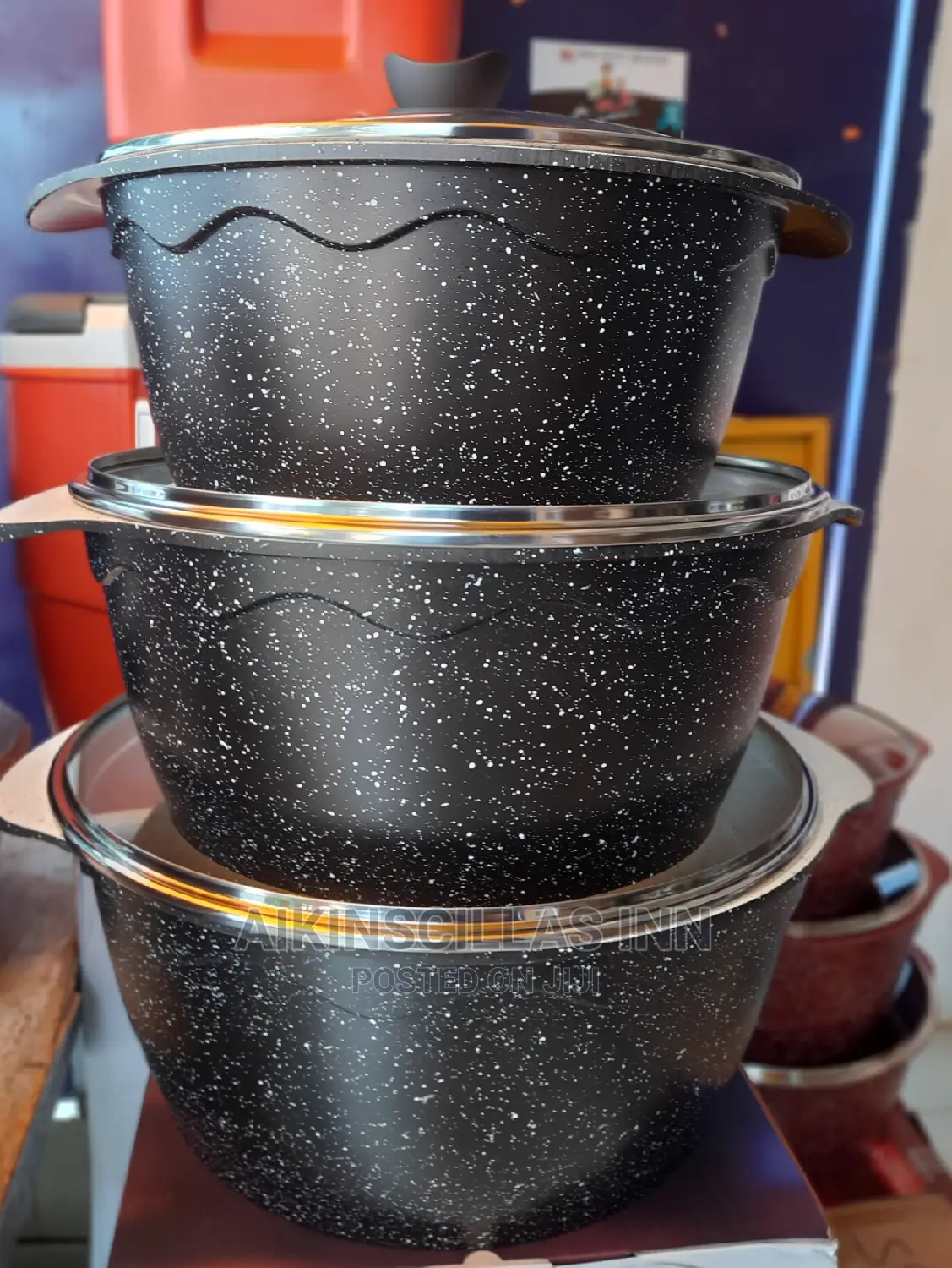 Big Sizes Nonstick Granite Cookware