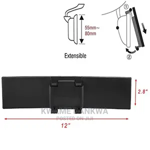 HD Wide Angle Panoramic Rear View Mirror 300x65mm