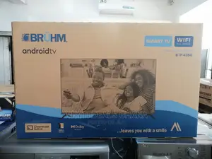 Bruhm 43" Smart Android Led Tv| Full Hd| 1080p|Bluetooth|Voice-control
