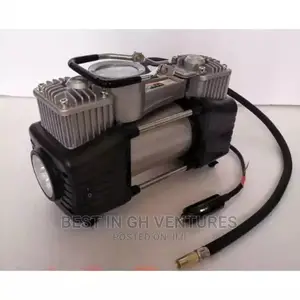 Dual Cylinder Car Tire Pump + Free Set of Tools
