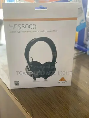Behringer Hps5000 Closed-Type Studio Headphones Black