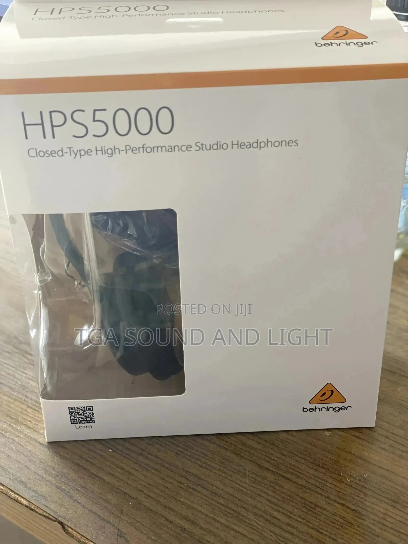 Behringer Hps5000 Closed-Type Studio Headphones Black