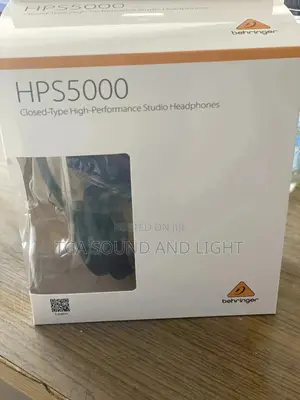 Behringer Hps5000 Closed-Type Studio Headphones Black