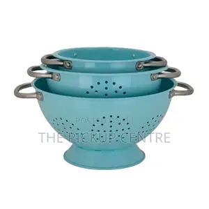 Berkley Jensen 3 Set Pieces Stainless Steel Colander Set