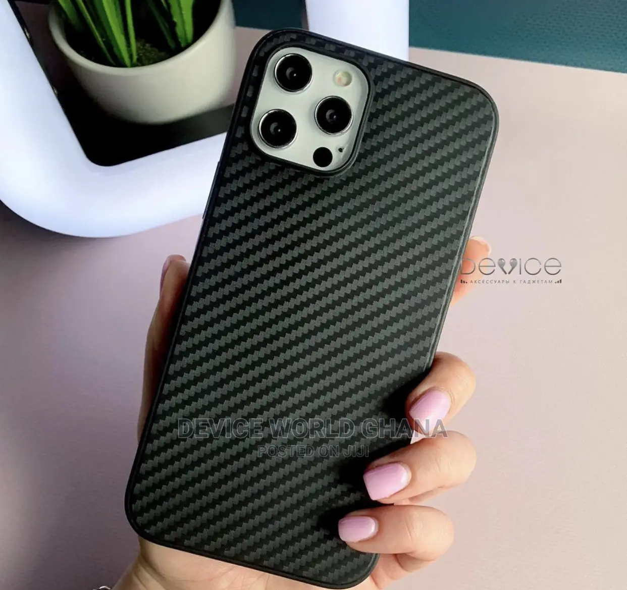 Carbon Fibre Slim Fit Case 4 iPhone13promax 13 12promax 12pr