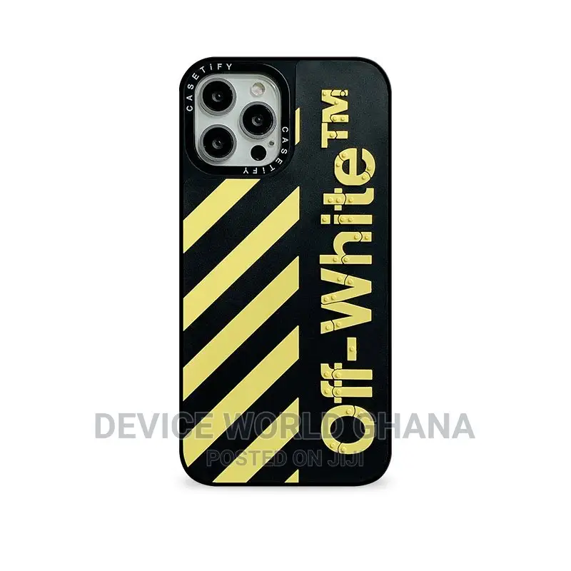 Offwhite Casetify Case 4 iPhone 13pmax 13p 12pmax 12p 11pmax