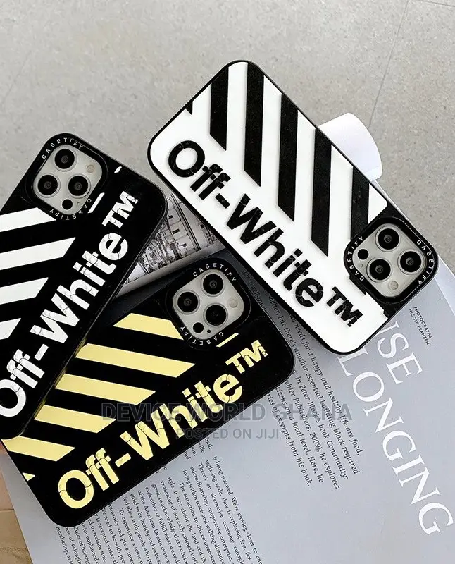 Offwhite Casetify Case 4 iPhone 13pmax 13p 12pmax 12p 11pmax