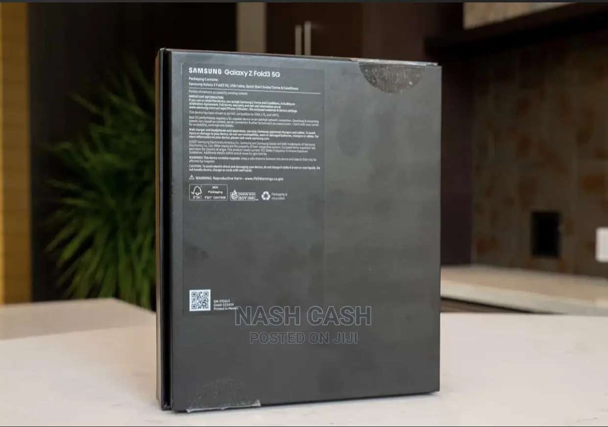 New Samsung Galaxy Z Fold 3 512 GB Black
